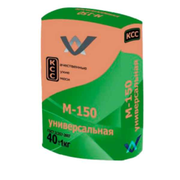 Смесь М150 универсальная КСС (Качественные Сухие Смеси) ГОСТ, 40кг
