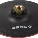 Тарелка опорная ЗУБР ″Мастер″ пластиковая для УШМ под круг на липучке, d 125 мм, М14 3578-125