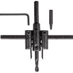 Сверло по кафелю и плитке, регулируемое "Балеринка", 30-120 мм 36699