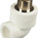 Уголок PP-R 20х3/4" *90гр наружная резьба комбинированный КРОСС 62741