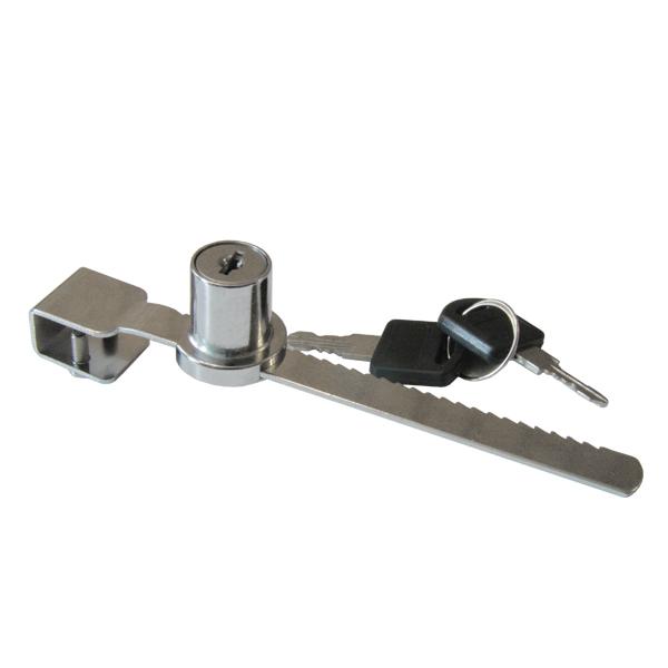 Замок LOCK.318.L140.CR, реечный хром