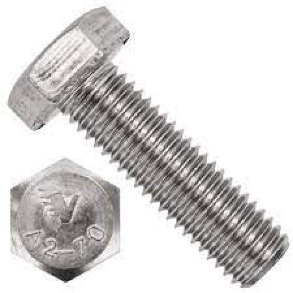 Болт 6х12х12х1 DIN 933 ГОСТ 7805-70 ISO 4017 шестигранный нержавеющая сталь А2