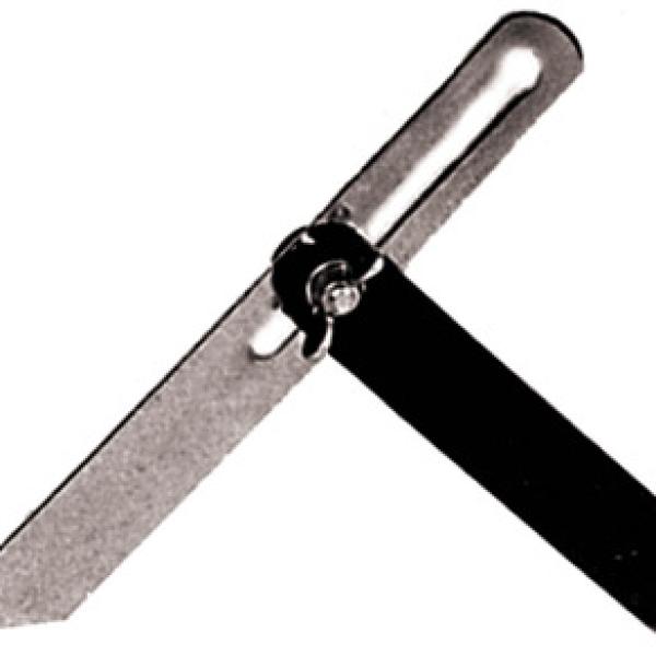 Угломер-шаблон (малка), пластиковая ручка 300 мм 19322