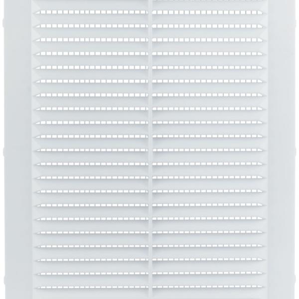 Вентиляционная решетка 170х240 мм, пластиковая с сеткой 75041