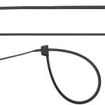 Кабельные стяжки черные ХС-Ч, 4.5 x 200 мм, 100 шт,нейлоновые, СИБИН 3788-45-200